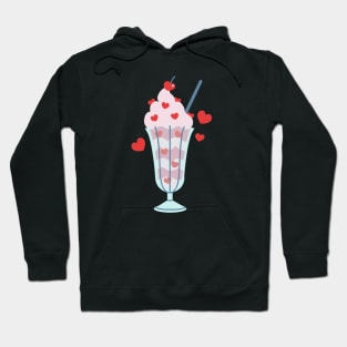 Cherry and Heart Sundae Hoodie